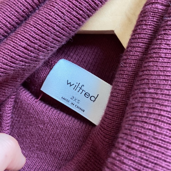 Aritzia Wilfred Rebecca alpaca wool dress - Picture 9 of 11